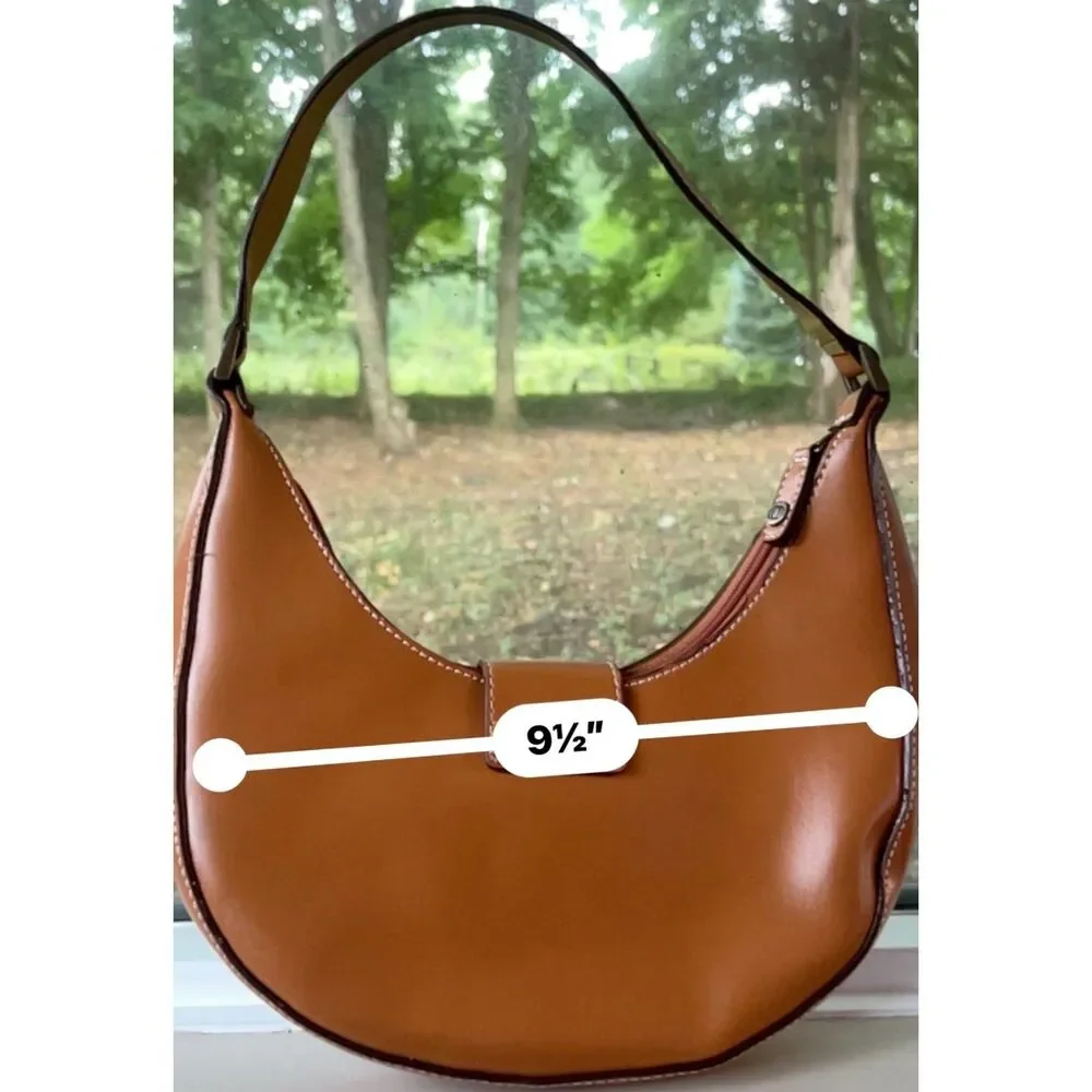 Minicci tan shoulder/hobo bag with studs